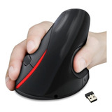 Mouse Vertical Inalámbrico Ergonómico Carga Usb