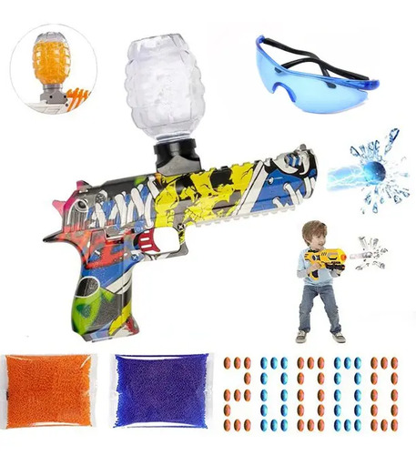 Kit De Pistola Lanzadora De Bolas De Gel Con Munición De 250