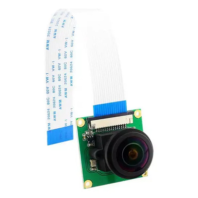Cámara Lente Ojo de Pez 5MP 175° para Raspberry Pi OV5647 Focal Ajustable | Envío gratis