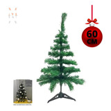 Árvore De Natal Pinheiro Pequena 60 Cm Verde Luxo