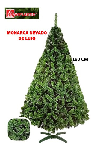 Pino Monarca Verde Nevado, Marca Naviplastic, 1.90m
