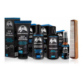 Kit Balm Óleo Shampoo Condicionador Pente Para Barba Robusta