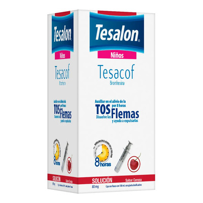 Tesacof Solución 80 Mg, 1 Frasco 100 Ml | MercadoLibre