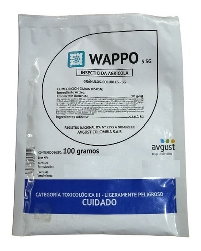 Wappo Insecticida (control De Gusanos / Cogollero, Chire)