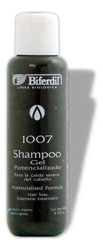 Shampoo Caida Severa Cabello Biferdil 1007 Potenciado 400ml
