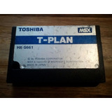 T-plan  , De Toshiba Para Msx 8bits, Rare!, Japón ,1984!