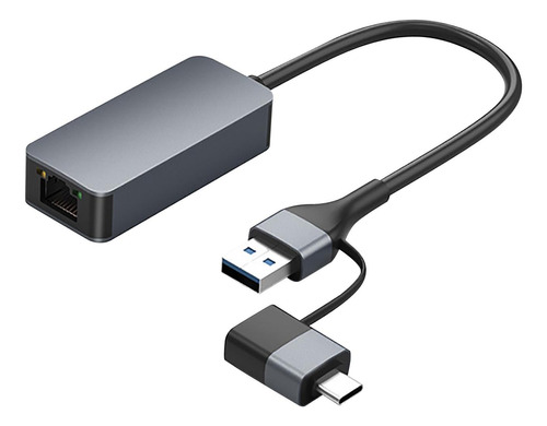 Adaptador Usb C A Ethernet, Tipo C A Rj45 Gigabit Ethernet