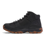 Bota Timberland Mid Lace Tb0a68mrw02 Hombre Color Negro Diseño De La Tela Liso Talla 26.0