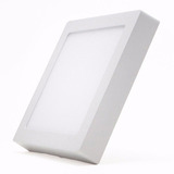 Panel Led Plafon 12w Cuadrado Luz Fría - Glowlux