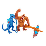 Set Muñecos X2 Godzilla Vs Kong Figuras Blister Juguete