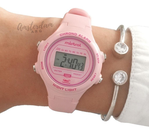 Reloj Mistral Unisex Mod Ldx-ban Sumergible ..amsterdamarg..