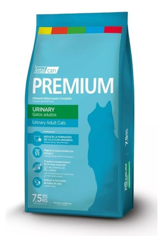 Vital Cat Premium Urinario X 7.5 Vet Campana 