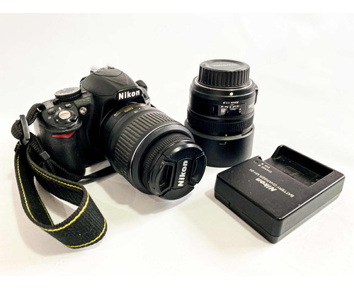 Nikon 3100 Réflex Kit Con Lente 18-55mm + Lente 50 Mm