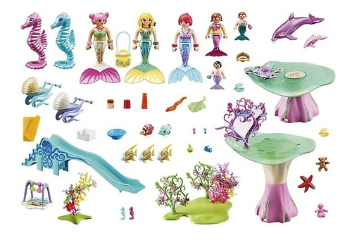 Figura Armable Playmobil El Paraíso Infantil De Las Sirenas