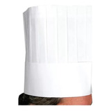 2x Gorro Cocina Cocinero Chef Desechable Niños Pizza Blanco