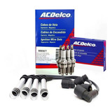Kit Cables + Bujias Gm Acdelco Corsa Classic 1.4 8v 2011