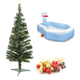 Árbol Navidad Canadience 150cm Mas Piscina Inflable Basket 