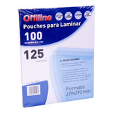 Laminas Termolaminar / Pouches Tamaño Carta 125mic 100u