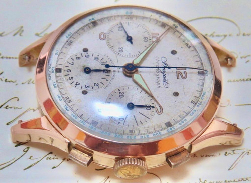 Relógio Breguet Valjoux 72 Ouro 18k Militar Ii Guerra Dec 40