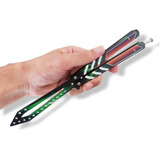 Navaja Balisong Mariposa Sin Filo B623 Entrenamiento Trainer