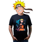 Camiseta Infantil Naruto Shippuden Camisa Anime 100% Algodão