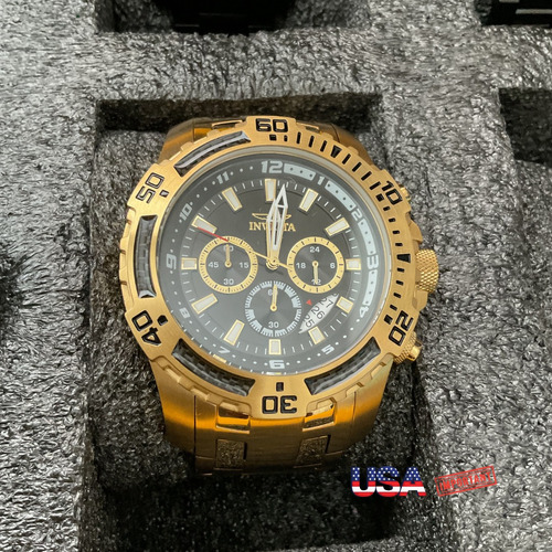 Invicta 24855 Pro Diver Original Banhado Ouro 18k 