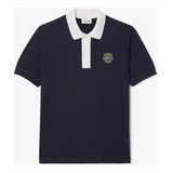 Camisa Polo Lacoste Masculina Com Emblema Bordado No Peito