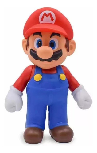 Muñeco Figura Mario Bros Blanco 23 Cm Super Mario Bros