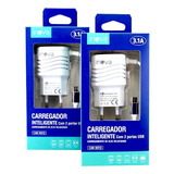 Carregador Turbo Inova 3.1a Rapido 2 Usb V8 Atacado Android