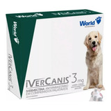 Ivercanis 3mg Contra Pulgas,carrapatos C/4cp- Cães Cachorros