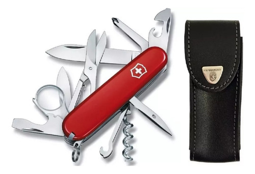 Cortaplumas Victorinox Explorer Roja 16 Usos + Funda