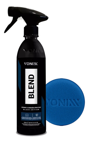 Cera Blend Black Spray Vonixx Carnaúba + Aplicador De Espuma