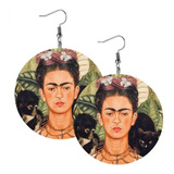 Aretes Frida Kahlo Pendientes Para Mujer 