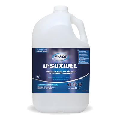 Removedor De Oxido D-soxidel 4lts ( Quita Oxido ) | Envío gratis