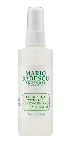 Mario Badescu Spray Facial Aloe Adaptogenos Agua Coco 118ml