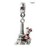 Charm,dije Pandora Minnie Torre Eiffel Plata 925 Original