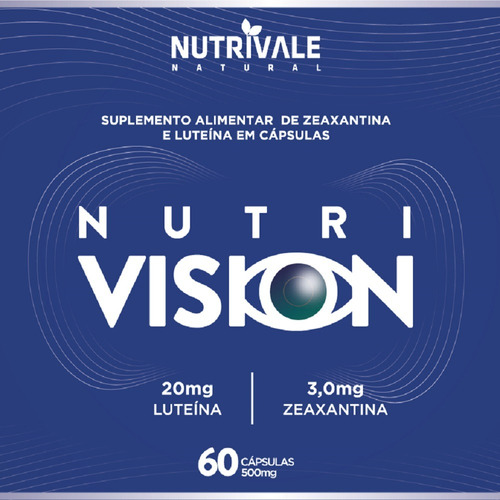 Nutri Vision Luteína + Zeaxantina 60 Cápsulas