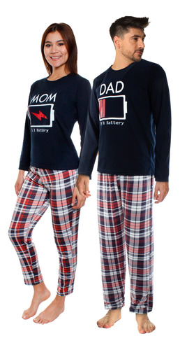 Pijama Para Parejas Mujer Hombre Dama Familiar Combinada