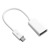 Cable Adaptador Usb Hembra A Micro Usb Macho Otg P/ Pendrive