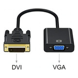 Conversor Adaptador Macho Dvi-d Para Vga Fêmea Ativo 15 Pin 