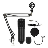 Kit Profesional Microfono Bm-800 Condensador Cardioide