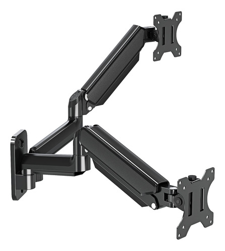 Ergofocus Soporte De Pared Para Monitor Doble Para Pantallas