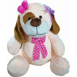 Perro De Peluche Grande De 1 Metro +moño De Regalo 