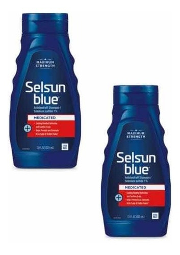 Selsun Blue Medicated Anti-dandruff Shampoo, 325ml 2pack