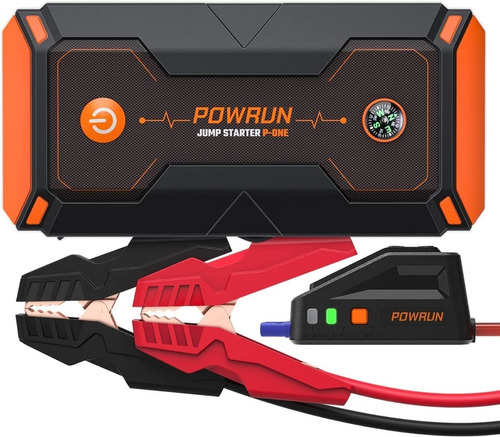 Powrun P-one -arrancador Portátil De 2000 A Naranja 