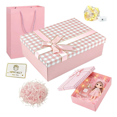 Kit De Caja 5 En 1 Plegable, Premium Para Empaque De Regalos