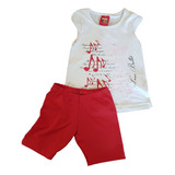 3 Conjunto Infantil Menina Bebe Feminino Verão Barato Tam 1