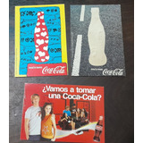 3 Postales **coca Cola** Año 2010
