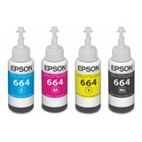 Tinta Original Epson Pack X4 L395 L375 L380 En Caja Cerrada