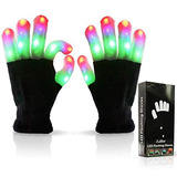 Luwint Led De Colores Parpadeante Guantes Del Dedo De Ilumin